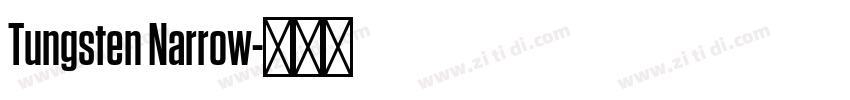 Tungsten Narrow字体转换 Tungsten Narrow字体转换